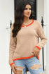 'Jolene' Striped Drop Shoulder T-Shirt - Celes Fashion
